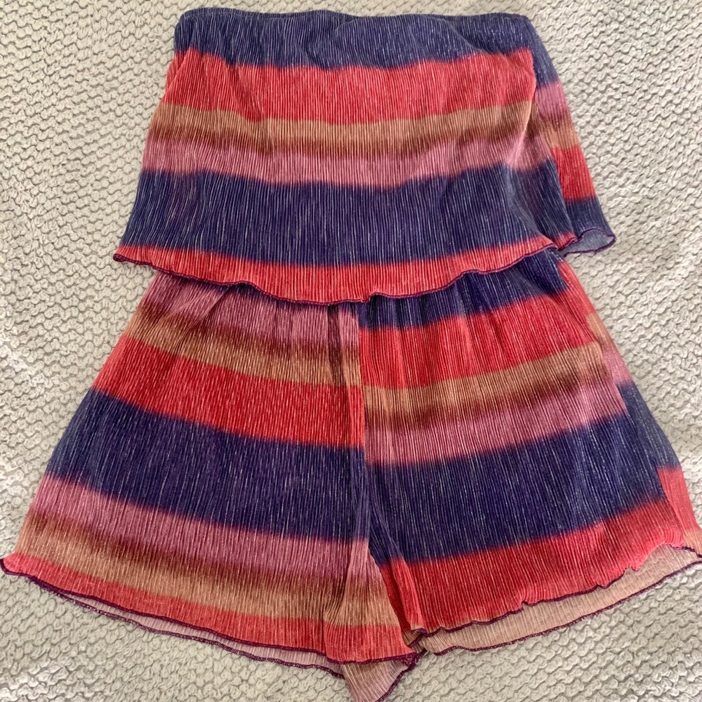 VICI DOLLS- multi-color romper, size S